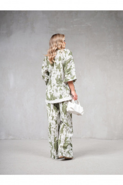 Брюки Erika 17353 серо-зеленый - фото 3