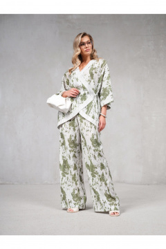 Жакет Erika 17393 серо-зеленый - фото 1