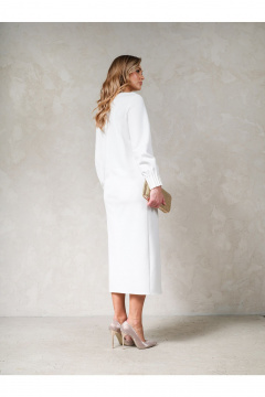Платье Erika 7250 белый - фото 5