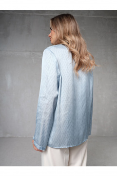 Блуза Erika С-167-5 голубой - фото 3