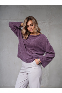 Джемпер Erika 7201-3 фиолетовый - фото 3