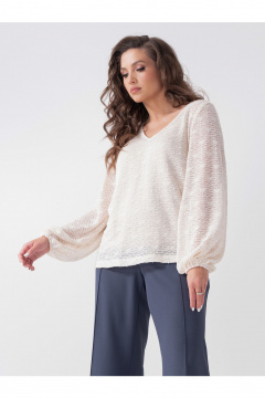 Джемпер Erika С-138 молочный - фото 3