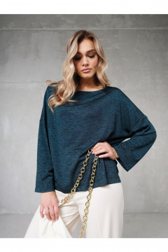 Джемпер Erika 7201-4 синий - фото 3