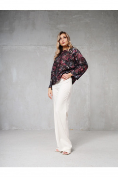 Блуза Erika 7201-5 красно-черный - фото 1