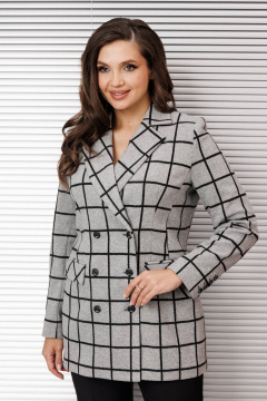 Деловой жакет с лацканами и прорезными карманами Azzara 1028 - фото 1