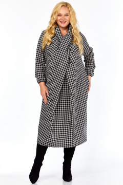 Платье Celentano lite 5058 гусиная_клетка - фото 5