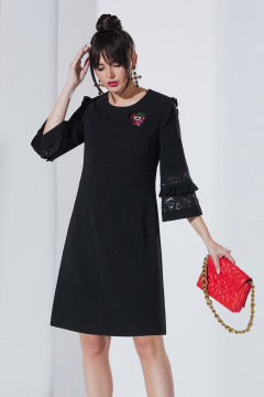 Платье Lissana 4548 черный - фото 5