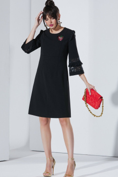 Платье Lissana 4548 черный - фото 1