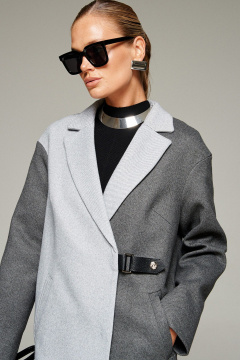 Пальто Beautiful&Free 7014 графитово-серый - фото 5