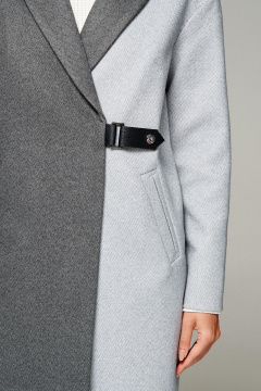 Пальто Beautiful&Free 7014 серо-графитовый - фото 5