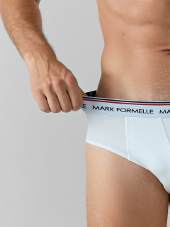 Трусы Mark Formelle 411170-3/25-5162Ц-5 белый_серый_меланж_4306_А_черный1 - фото 4