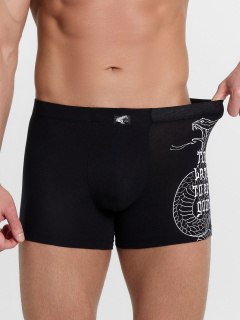 Трусы Mark Formelle 411220/25-4988П-5 черный_печать2_3_сл_на_ЛВ_пер_дет - фото 2