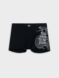 Трусы Mark Formelle 411220/25-4988П-5 черный_печать2_3_сл_на_ЛВ_пер_дет - фото 5