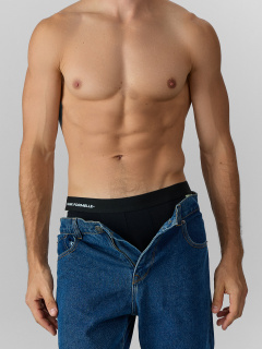 Трусы Mark Formelle 411224/25-5571П-5ТП черный_св.зеленый_печать_3_сл_печать_на_ЖАКтесьме_ - фото 5