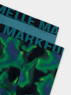 Трусы Mark Formelle 411228-2/25-5164П-5 разводы_на_черном_зеленый - фото 3