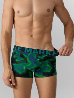 Трусы Mark Formelle 411228-2/25-5164П-5 разводы_на_черном_зеленый - фото 4