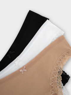 Трусы Mark Formelle 412281-3/25-1-36500Б-5 белый_телесный_черный - фото 5