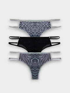 Трусы Mark Formelle 412438-3/25-22-ОБР38294Ц-16 зебра_на_сером_010.2_Сублимация_полотна - фото 3