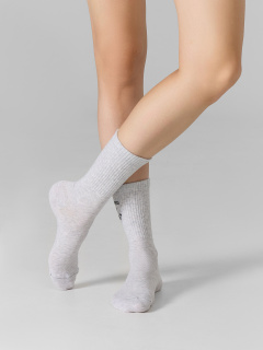 Носки Mark Formelle 217K-3331/25217K св.серый_меланж_рис.3331 - фото 2