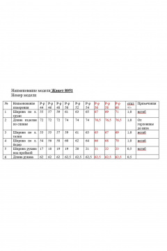 Жакет, юбка KaVari plus size 8051.1 - фото 4