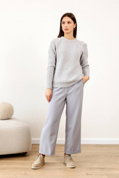 Джемпер Romgil РВ0125-ШЕ5 светло-серый - фото 4