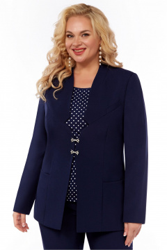 Блуза, брюки, жакет LaKona 11439 синий - фото 2