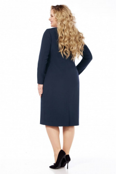 Платье Линия Л Б-2036 серо-синий - фото 2