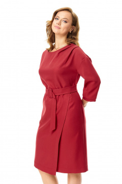 Платье T&N 7695 рубин - фото 5