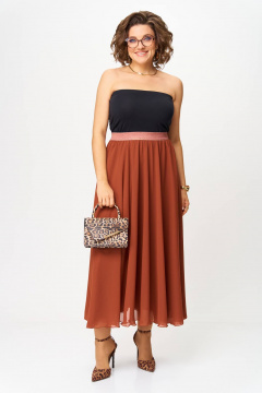 Юбка Anastasia 1263 терракот - фото 4