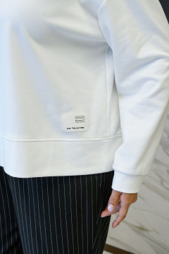 Блуза, брюки Alani Collection 2413 молоко-черный - фото 4