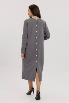 Трикотажное платье с эффектной спинкой и длинным рукавом Fantazia Mod 4887 - фото 5