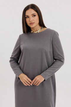 Трикотажное платье с эффектной спинкой и длинным рукавом Fantazia Mod 4887 - фото 4