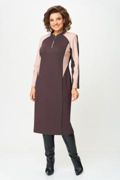 Платье Aira Style 24427  шоколадный - фото 2