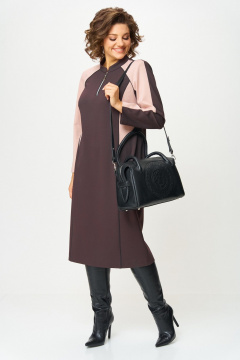 Платье Aira Style 24427  шоколадный - фото 4