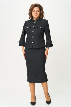 Жакет, юбка Koketka i K 1513 черный - фото 2