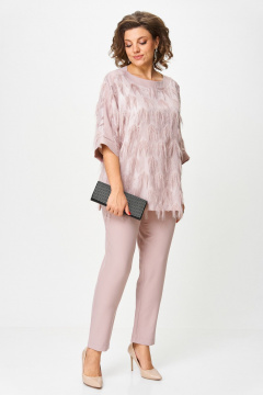 Блуза, брюки Michel chic 1435 пыльная_роза - фото 4