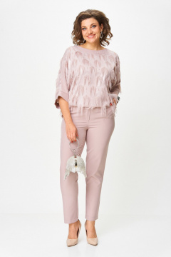 Блуза, брюки Michel chic 1435 пыльная_роза - фото 2