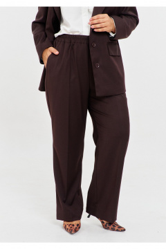 Брюки, жакет OVERYOU М221/1 шоколад - фото 5