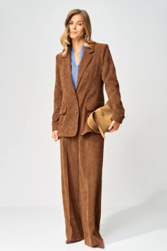 Жакет Gizart 15377 коричневый - фото 5