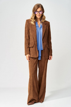 Жакет Gizart 15377 коричневый - фото 4