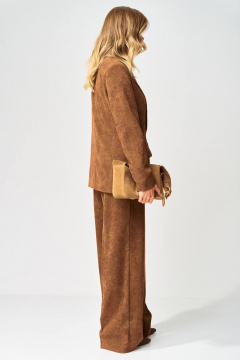 Брюки, жакет Gizart 5411 коричневый - фото 2