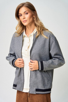 Бомбер Gizart 15416 серый - фото 3