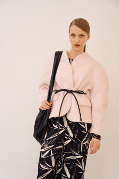 Полупальто Lokka 1717 розовый - фото 3