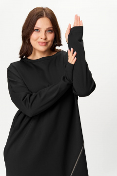 Платье SOVA 11255 черный - фото 5