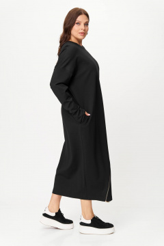 Платье SOVA 11255 черный - фото 3