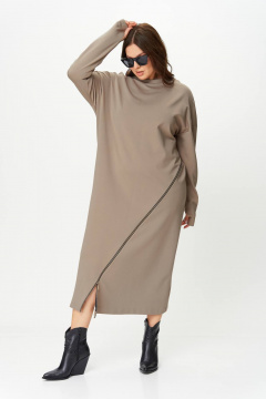 Платье SOVA 11255 серый - фото 4