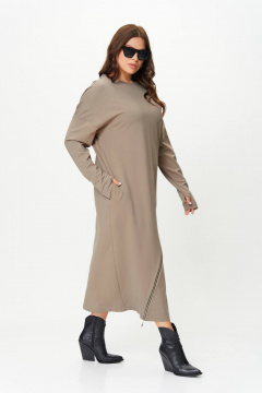 Платье SOVA 11255 серый - фото 3