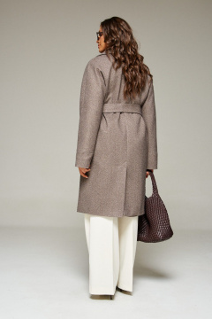 Пальто, пояс Beautiful&Free 7020 кофейный - фото 2