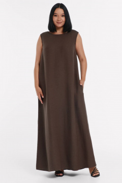 Платье SHLOMO 4-15 коричневый - фото 1