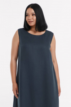 Платье SHLOMO 4-15 темно-синий - фото 2
